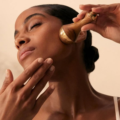 Vintageware® Kansa Wand Gua Sha Set – Ayurvedic Face & Body Massager for Detox, Glow & Relaxation