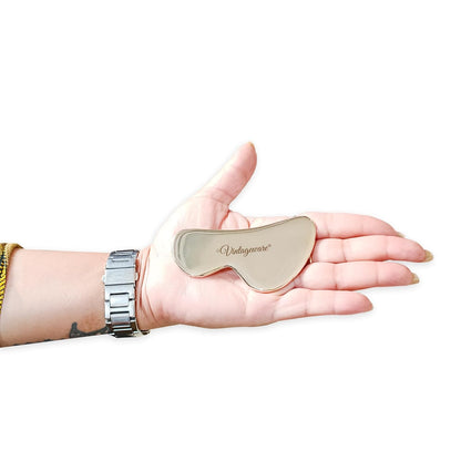 Kansa Gua Sha Face Massage Tool – Vintageware® Ayurvedic Skin Rejuvenation