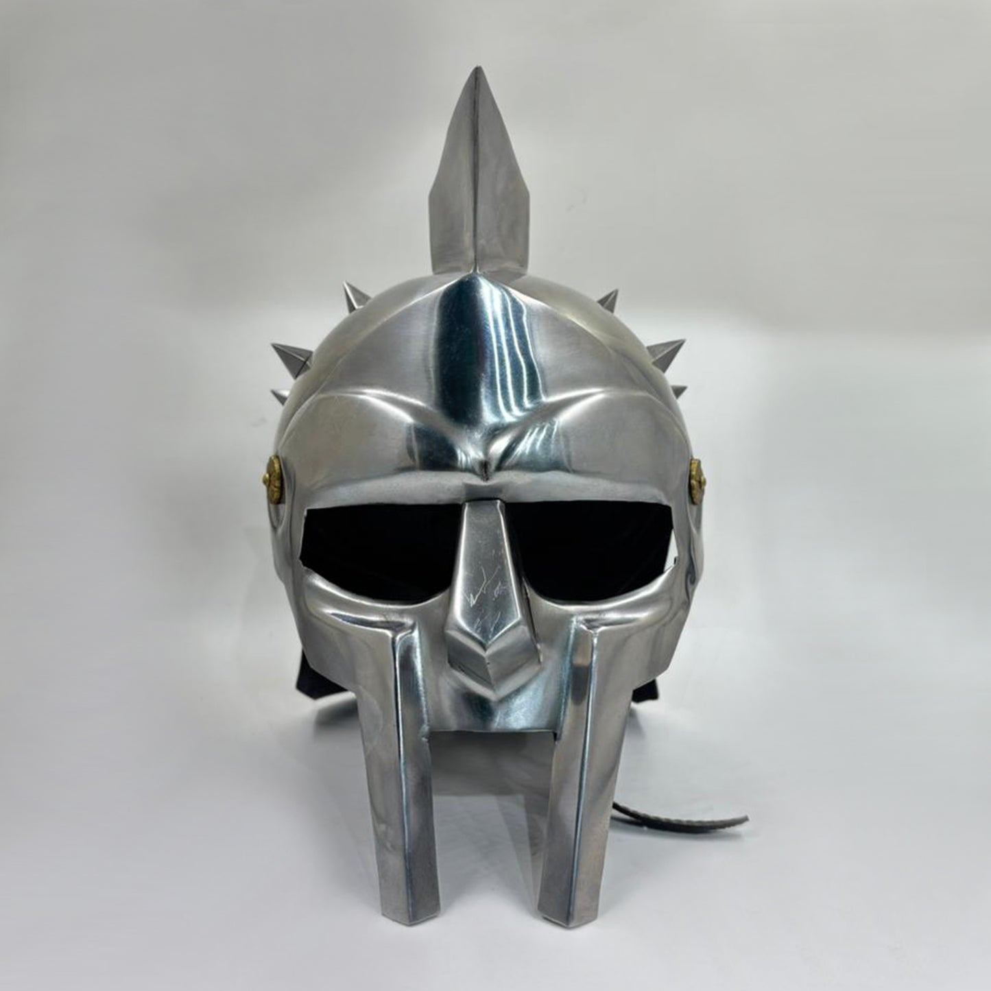 Handcrafted Gladiator Helmet with Face Guard – Maximus Steel Armor for Cosplay, LARP, Halloween & Display (HT-A007)