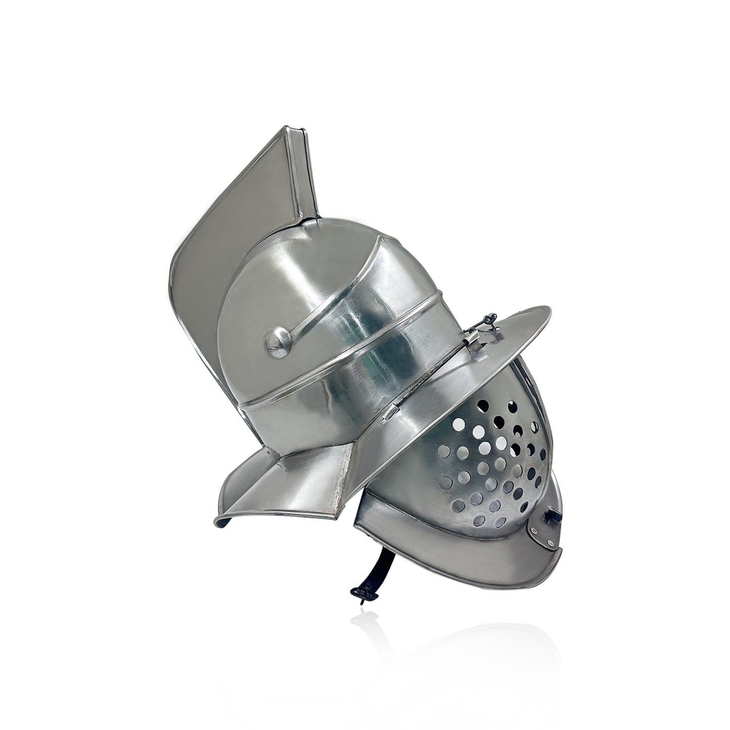 Murmillo Gladiator Helmet  2 – Handmade 18 Gauge Steel Roman Armor for Cosplay, LARP, Roleplay & Display ( HT-A052 )