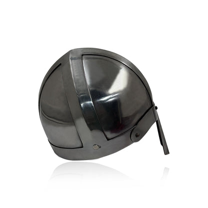Norman Cap Helmet – Hand-Forged Steel Viking Knight Helmet for LARP, Cosplay, Reenactment & Display (HT-A020)