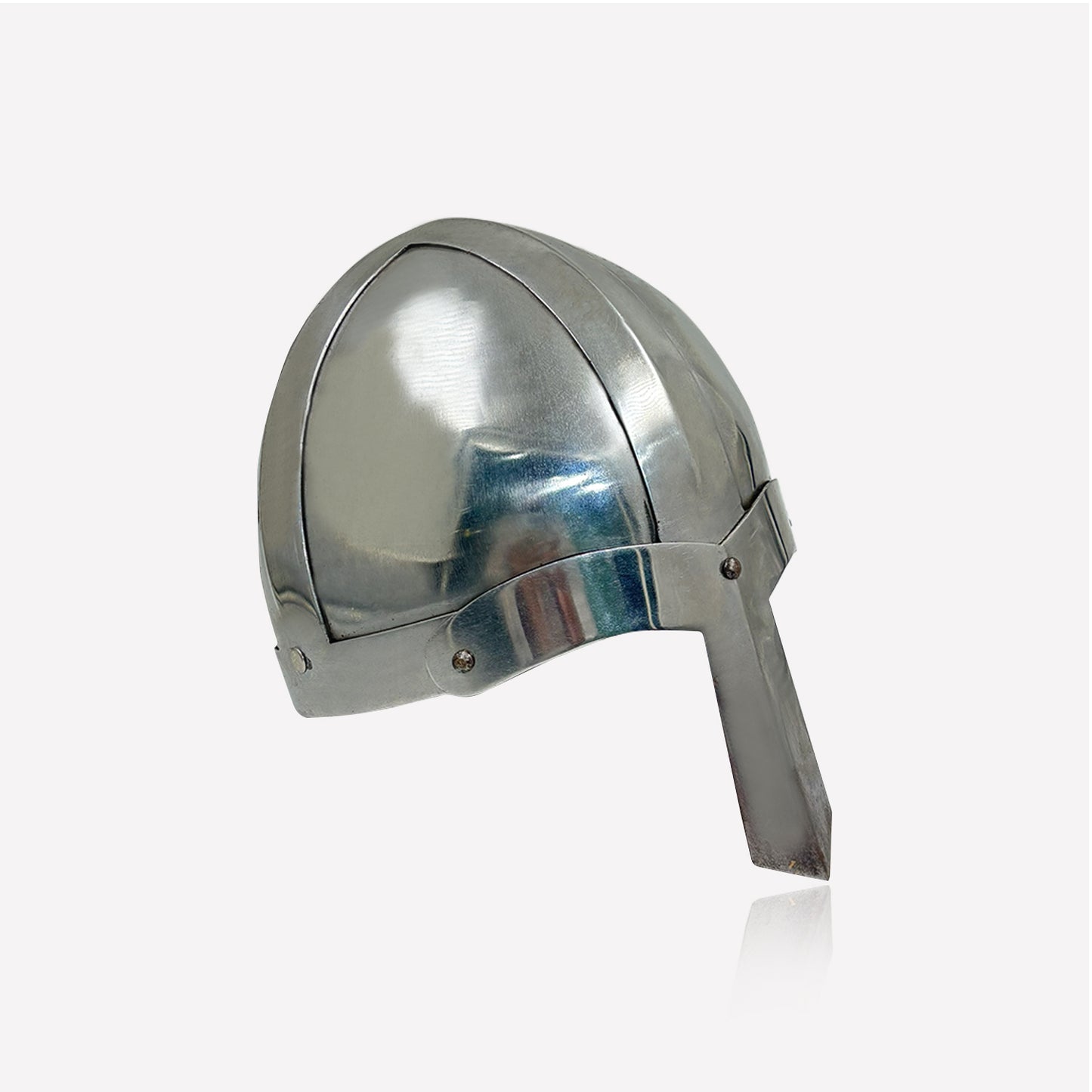 Norman Cap Helmet – Hand-Forged Steel Viking Knight Helmet for LARP, Cosplay, Reenactment & Display (HT-A020)