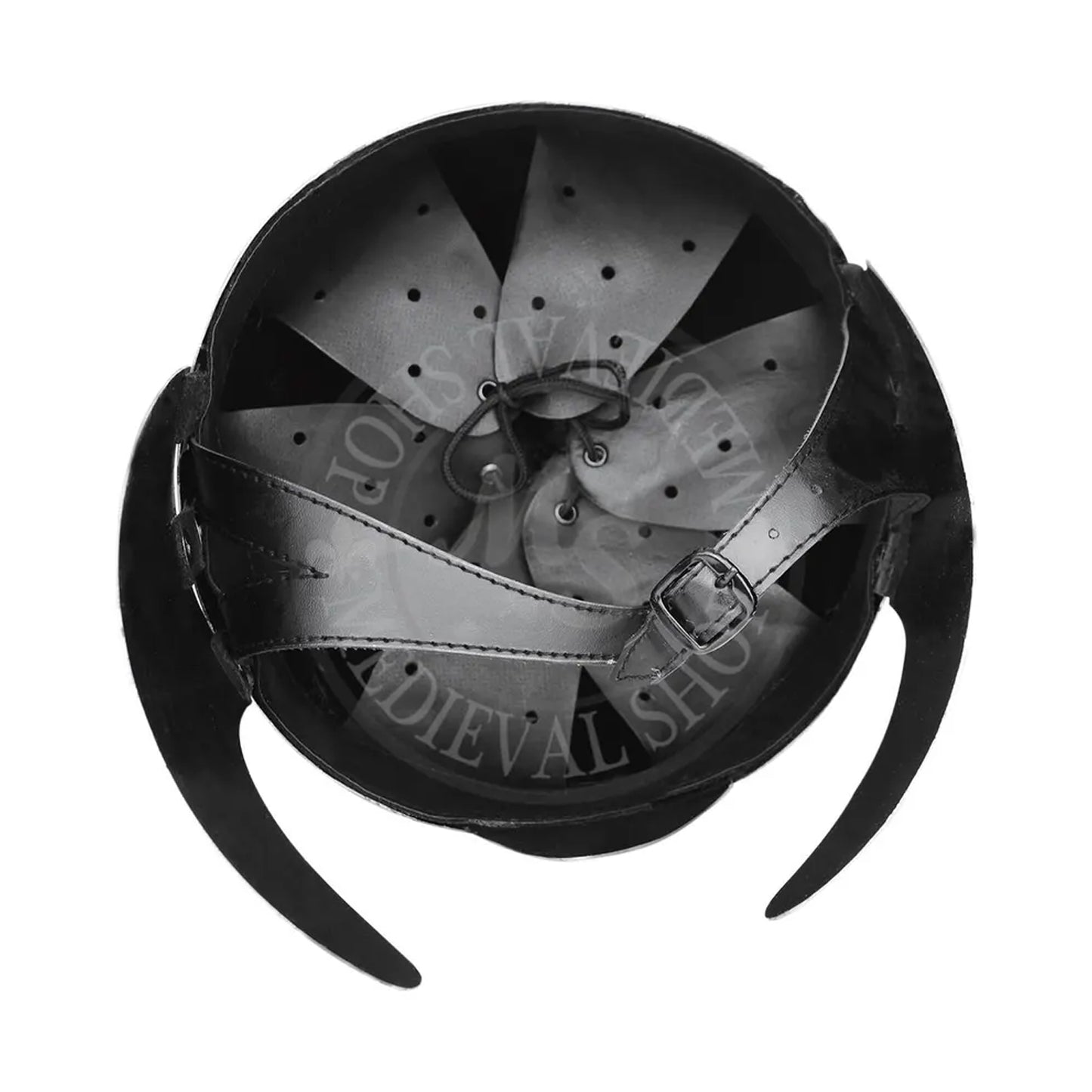 Viking Norman Helmet – 18G Steel Wearable Medieval Armor for LARP (HTA053)