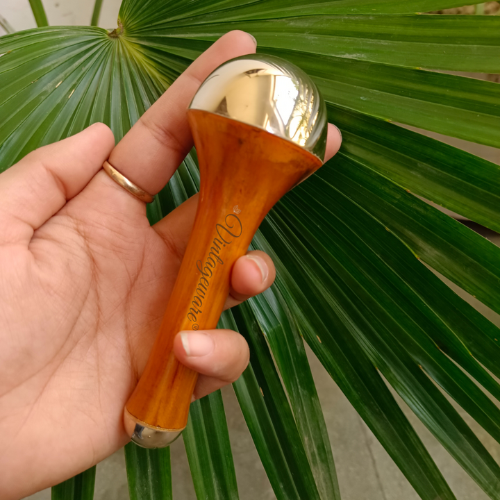 Ayurvedic kansa wand combos for face and scalp massage