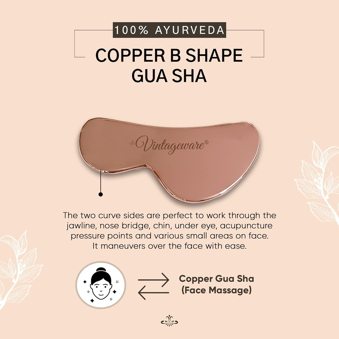 Gua Sha Tool Copper
