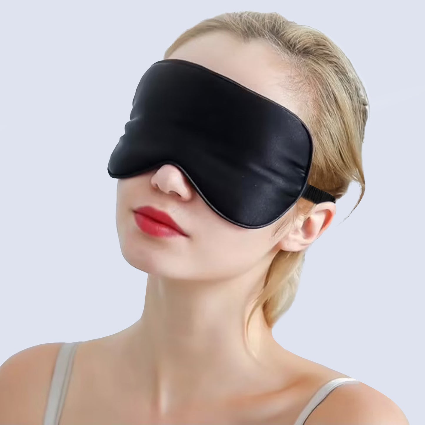 Eye Mask for Sleeping with Adjustable Strap Super Soft Sleeping Mask Blind Fold for Comfortable Sleep - Vintageware