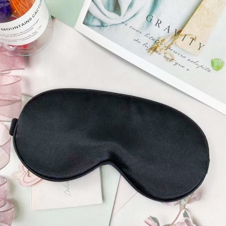 Sleeping Eye Mask Soft & Adjustable (Black) - Vintageware