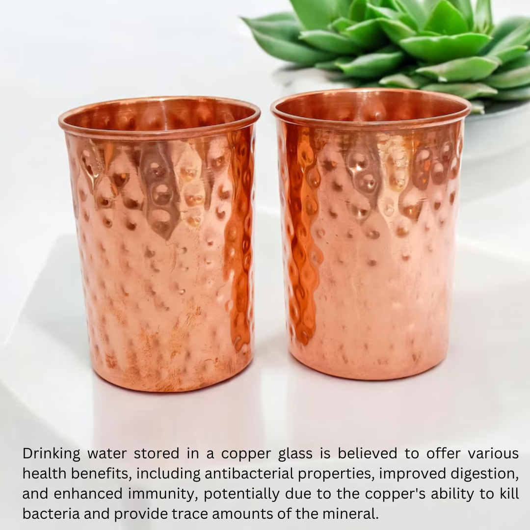 Handcrafted Copper Glass for Elegant Drinking