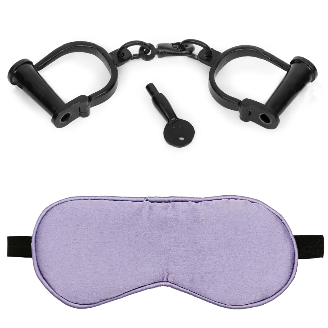 Handcuff & Eye Mask Fantasy Collection Set