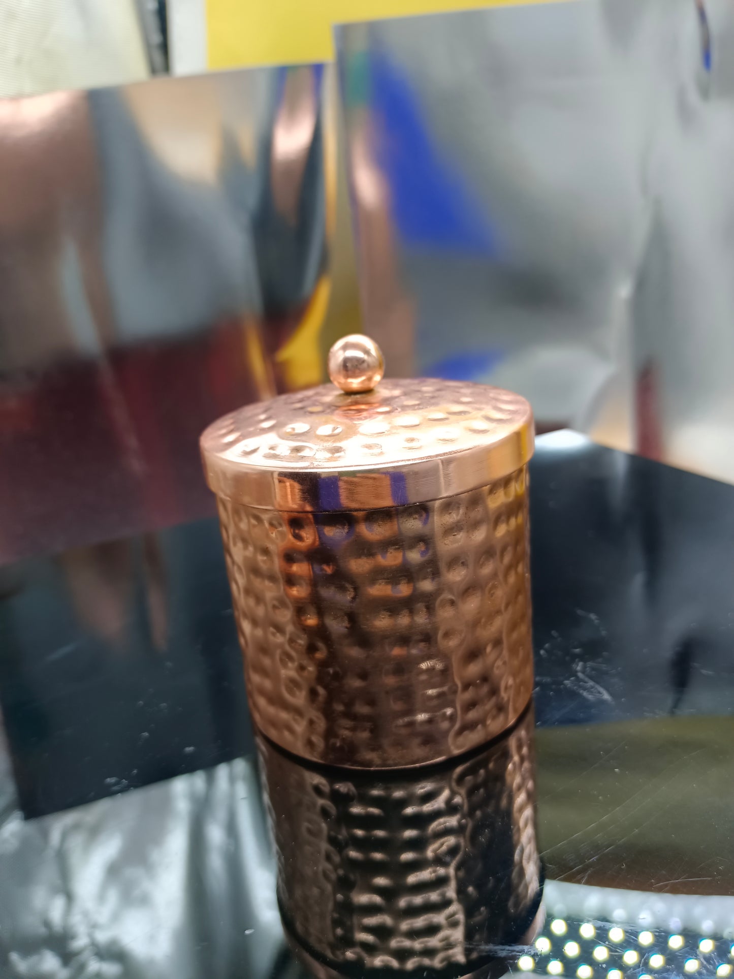 Scented Candle Jar with Lid – Vintageware® Soy Wax Candle in Copper Finish Jar