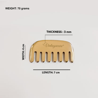 Kansa Comb Massage Tool For Scraping - Vintageware