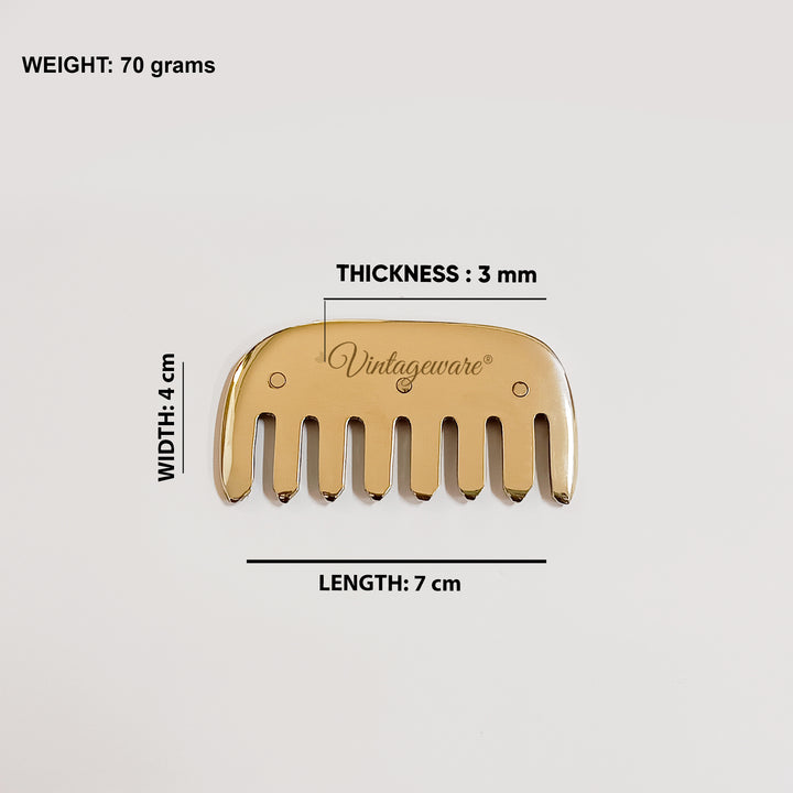 Magnetic Kansa Comb Massage Tool For Scraping - Vintageware
