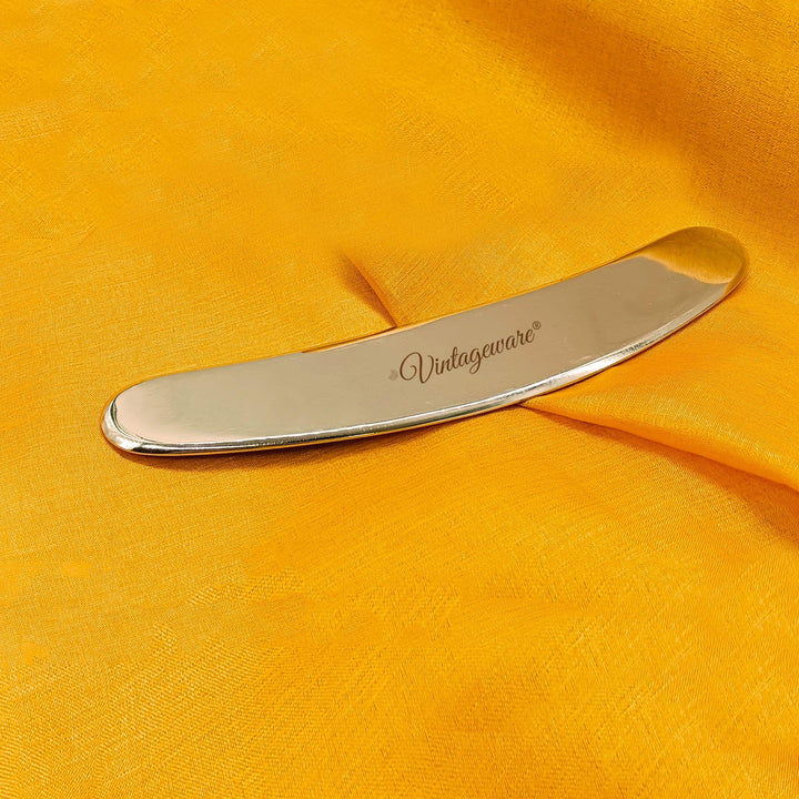 Kansa Gua Sha Massage Tool (Curve Shape) - Vintageware