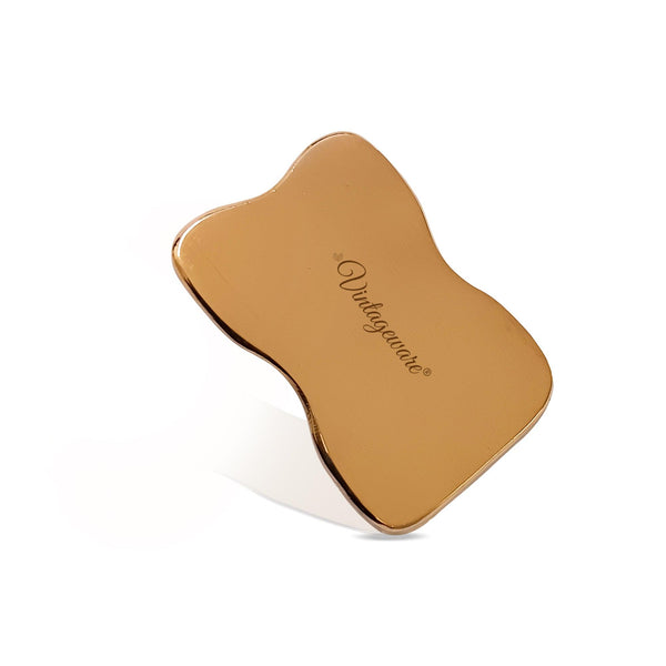 Kansa Gua Sha Massage Tool (Badge Shape)
