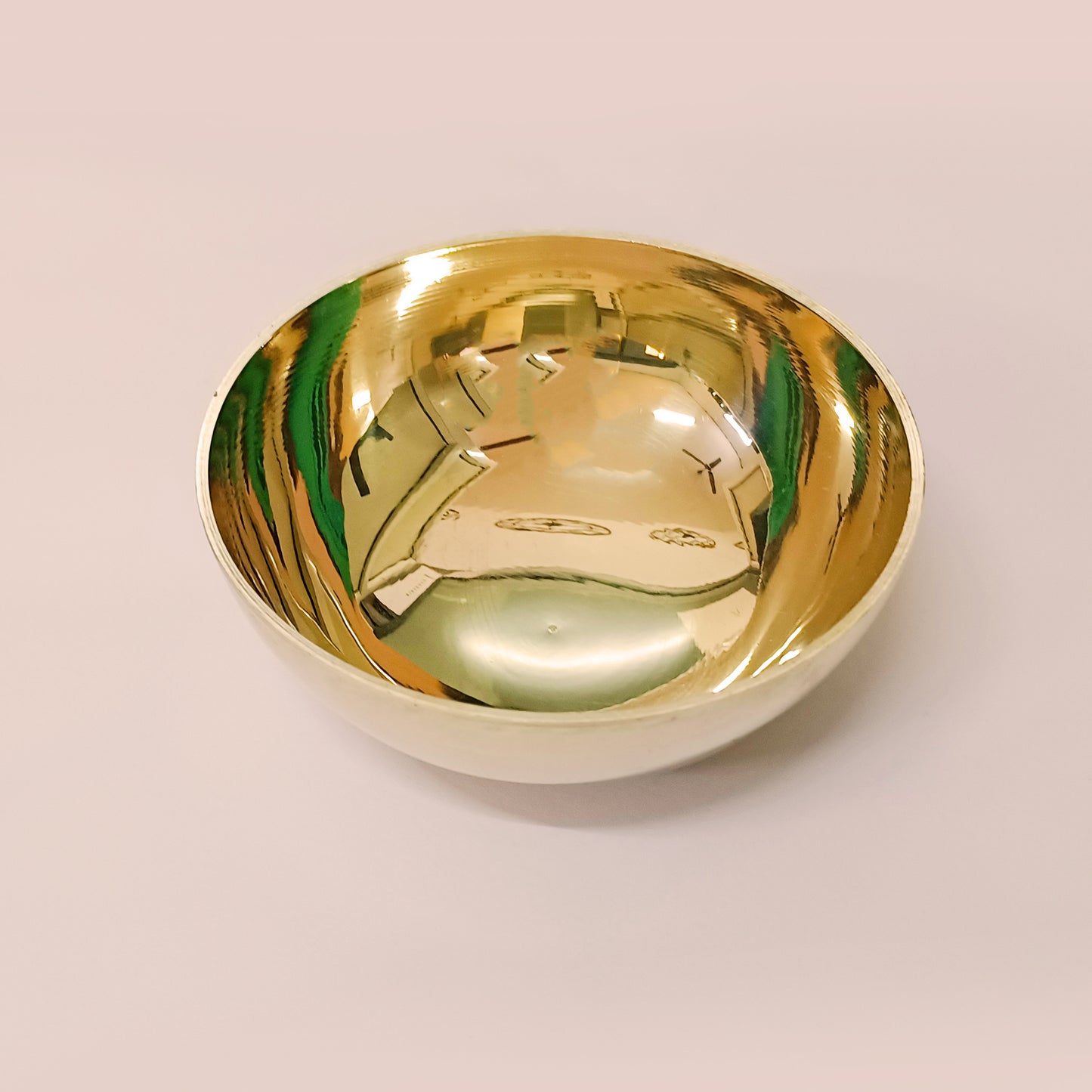 Kansa Smooth Plain Vatki For Foot Masssage - Vintageware