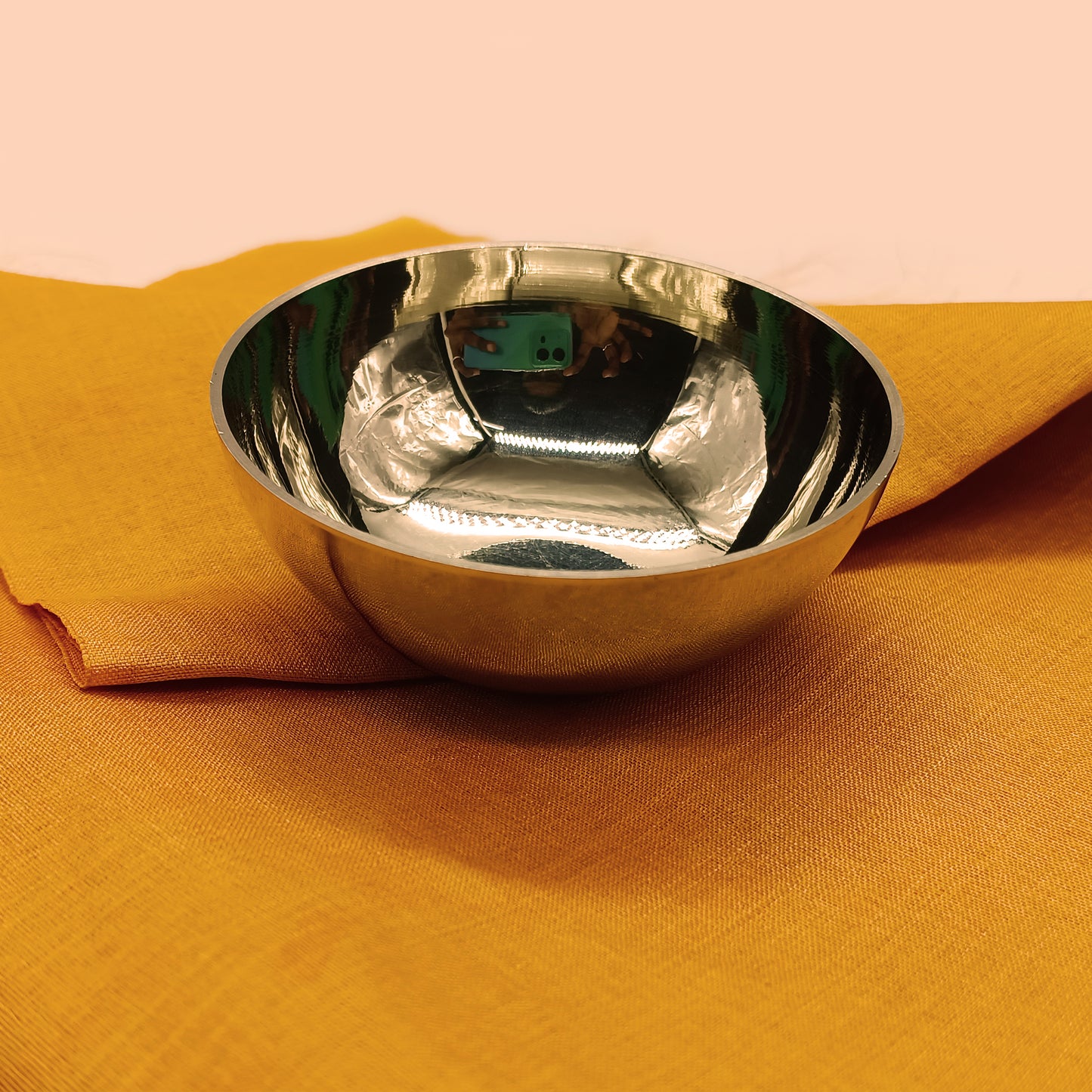 Kansa Smooth Plain Vatki For Foot Masssage - Vintageware