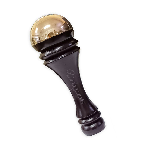 Kansa Wand Foot & Body Massager (Dark Brown)