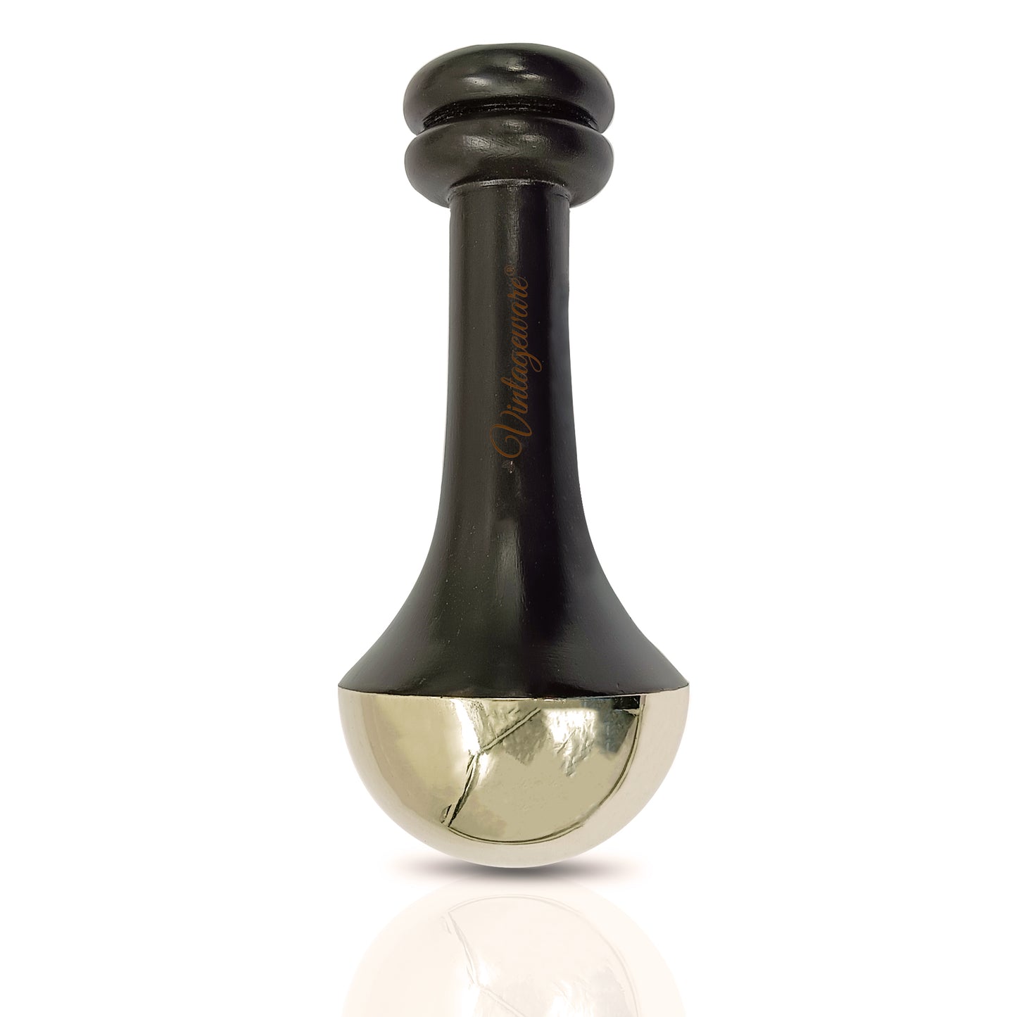 Kansa Wand Back Massager (Dark Brown, Large) - Vintageware