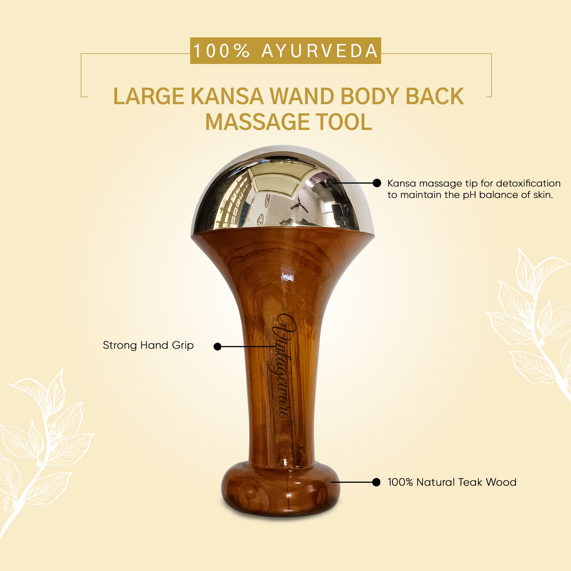 kansa wand massage tool