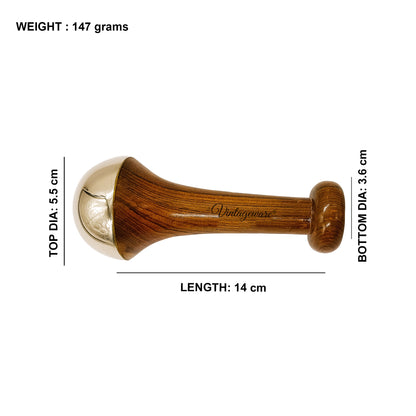 Kansa Wand Foot Massager (Natural Brown, Medium) - Vintageware