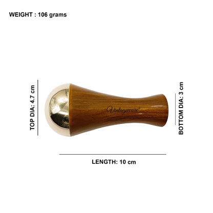 Kansa Wand Face Massager (Natural Brown, Small) - Vintageware