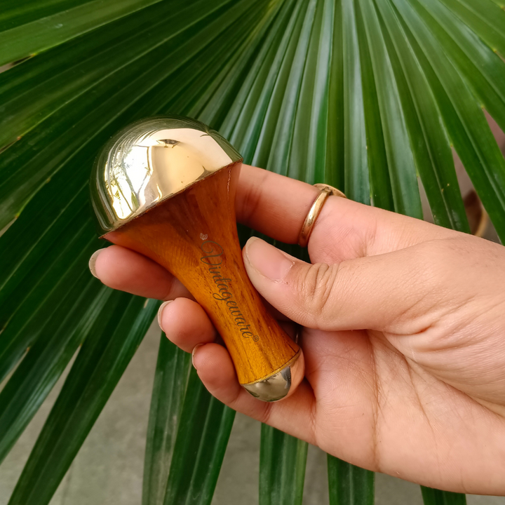Kansa Wand Massager for relaxation and skin rejuvenation
