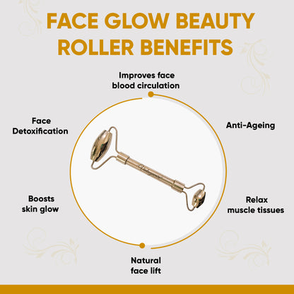 Kansa Face Roller Scraping With Steel Handle - Vintageware