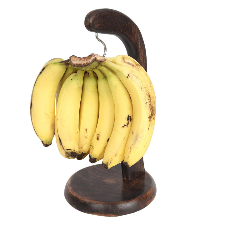 Multipurpose Wooden Stand (Round Base With Curved Top) - Vintageware