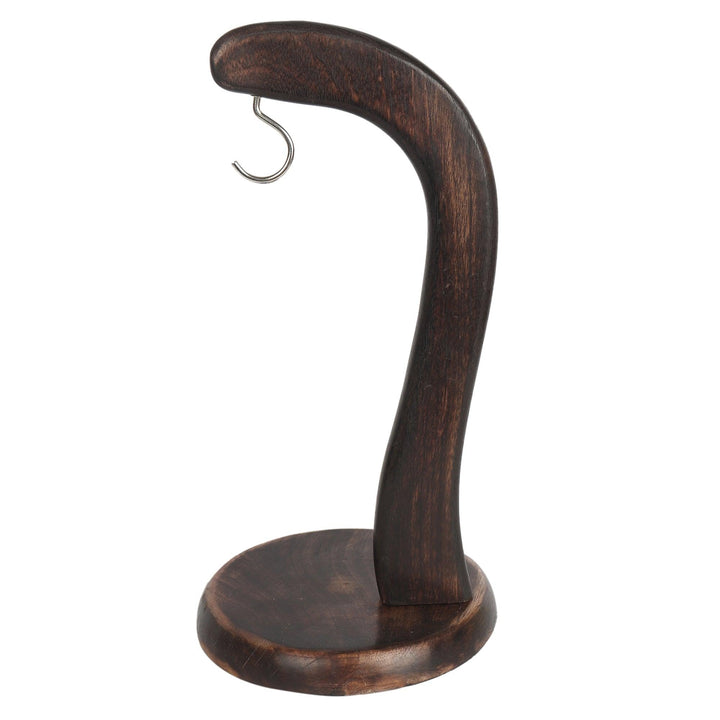 Multipurpose Wooden Stand (Round Base With Curved Top) - Vintageware