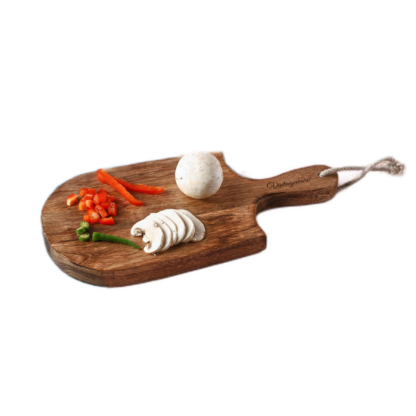 Handcrafted Wooden Chopping Board With Handle (Medium)