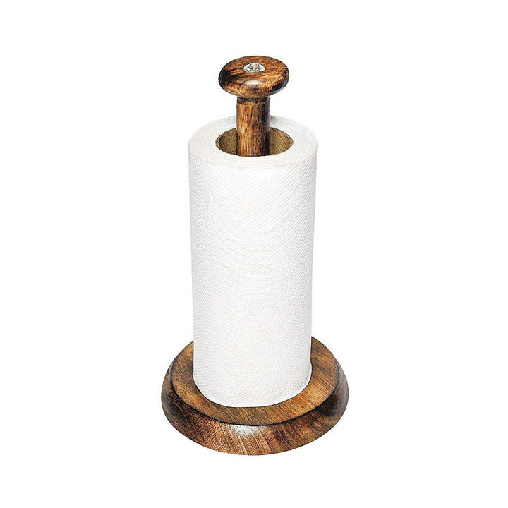 Wooden Tissue Roll Stand (Gem Top) - Vintageware