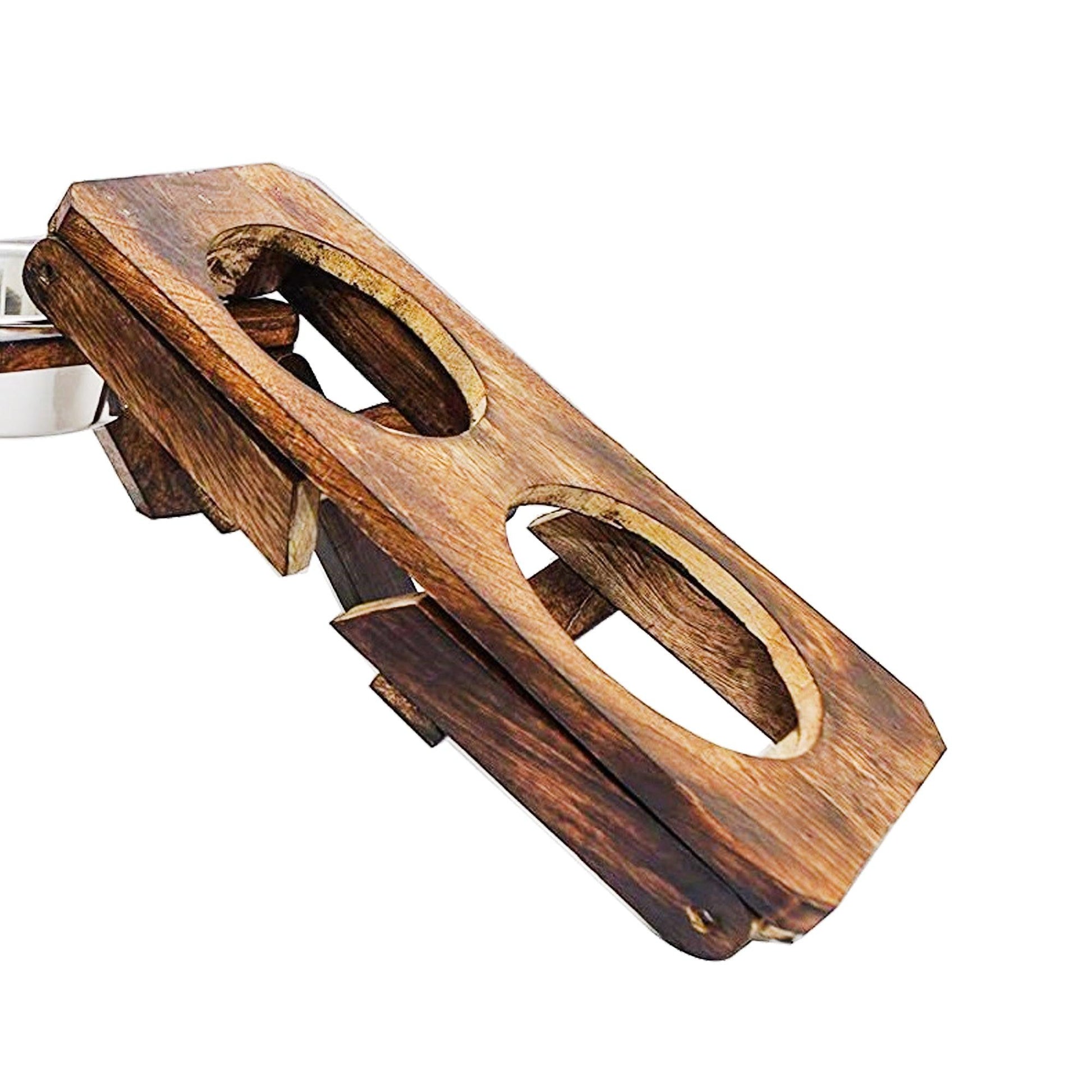 Wooden Dog Feeding Stand With 2 Stainless Steel 1500 ML (Large) - Vintageware