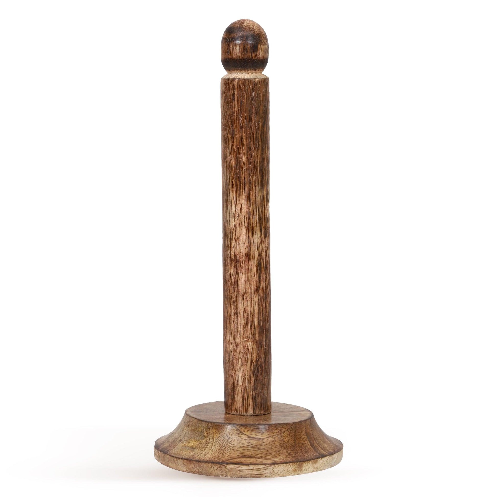 Wooden Tissue Roll Stand (Round Top) - Vintageware