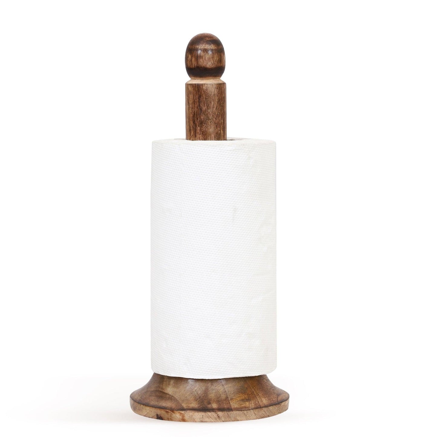 Wooden Tissue Roll Stand (Round Top) - Vintageware