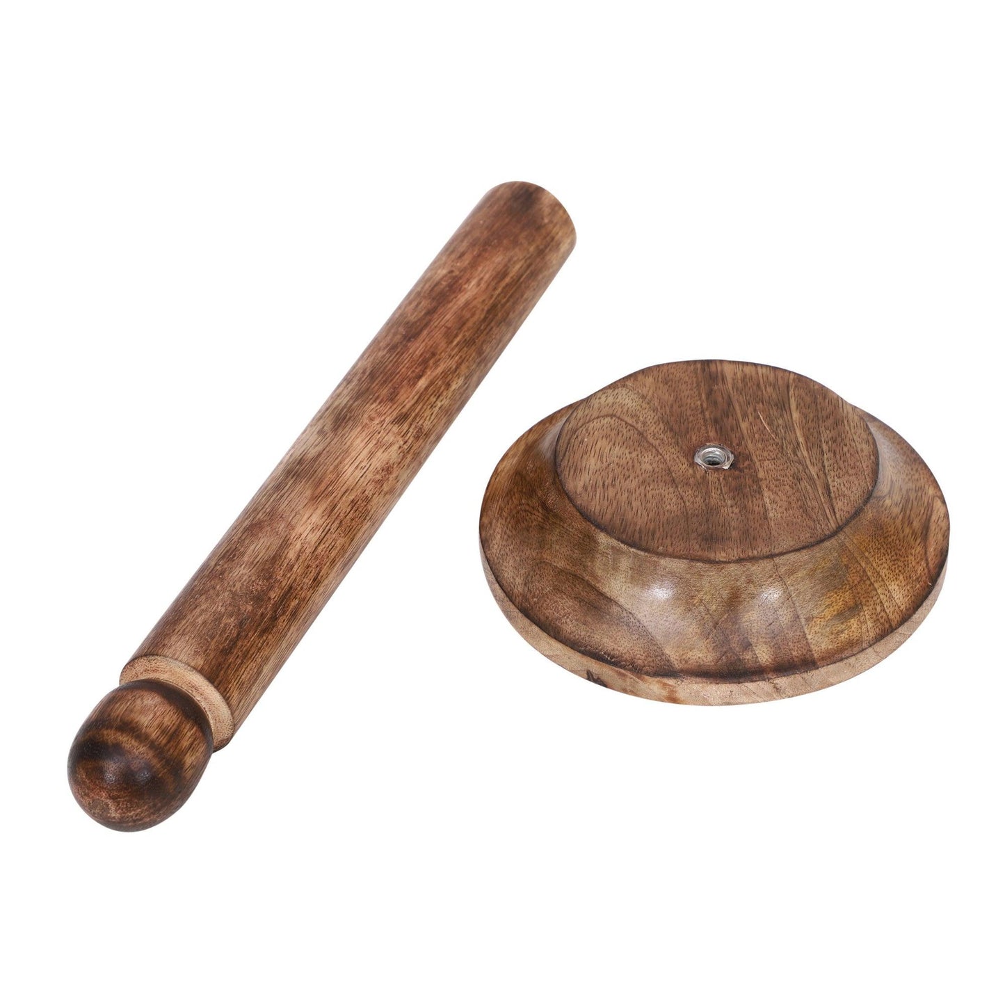 Wooden Tissue Roll Stand (Round Top) - Vintageware