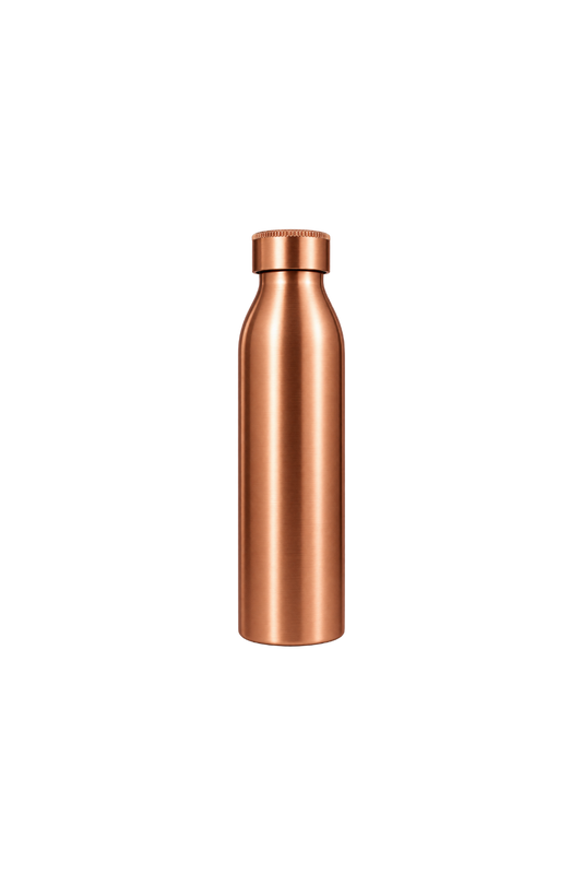 [Latest Collection] Vintageware® Pure Matte Copper Bottle 950 ml  | Seamless Leakproof Copper Bottle with Handle | Ayurvedic Drinking Water Bottle | Made in India