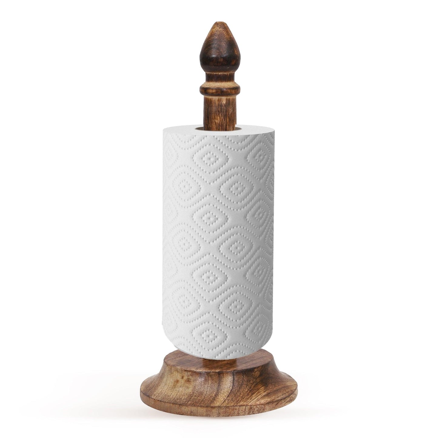 Wooden Tissue Roll Stand (Conical Top) - Vintageware