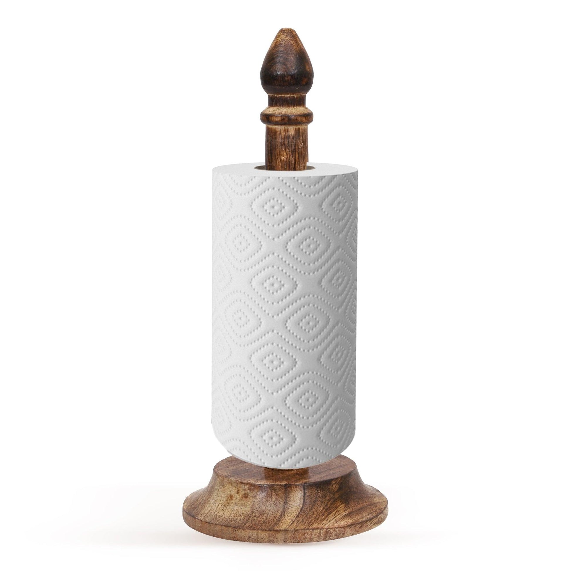 Wooden Tissue Roll Stand (Conical Top) - Vintageware