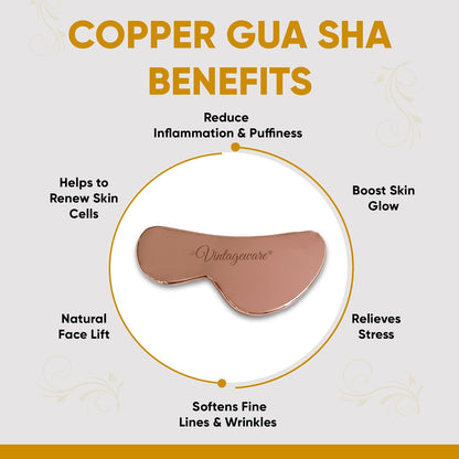 100% pure copper gua sha