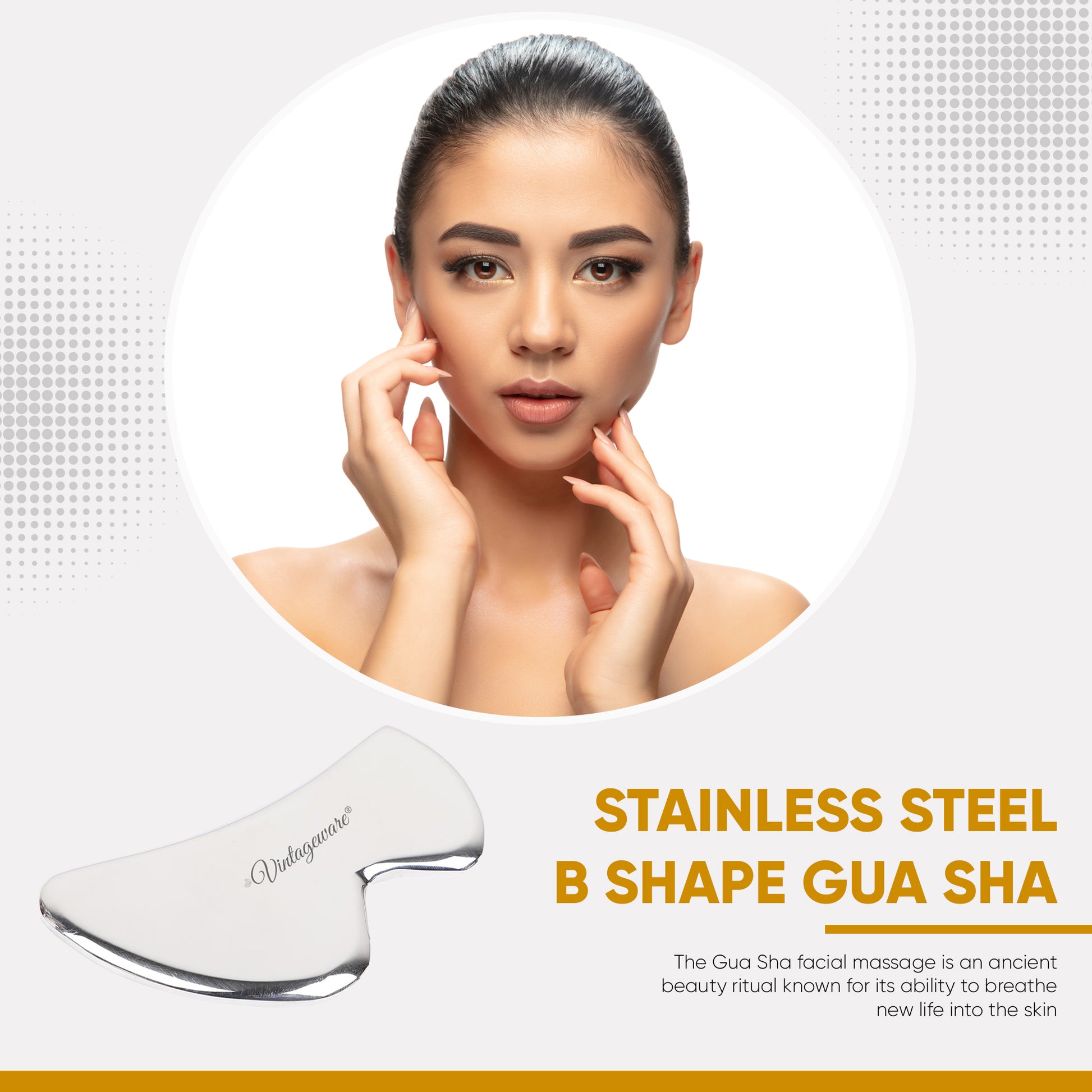 b shape gua sha