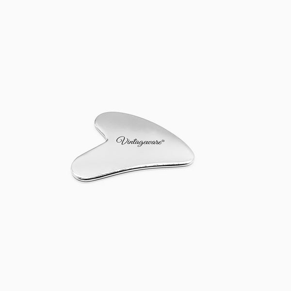 Stainless Steel Gua Sha Face Massage Tool (Heart Shape)