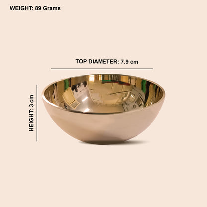Ayurvedic kansa foot bowl for reflexology and detox