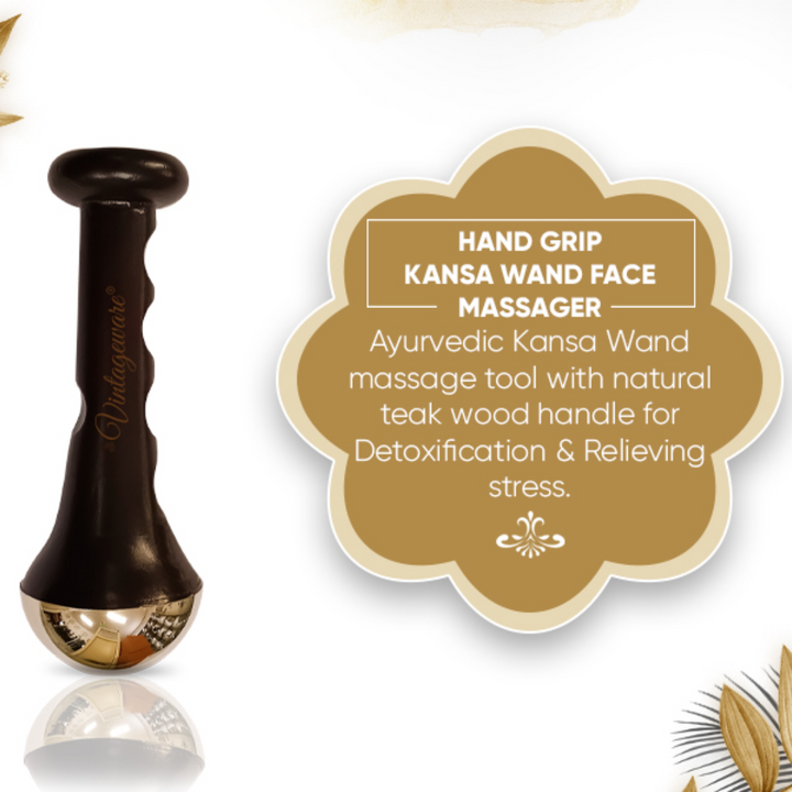 kansa wand with hand grip support