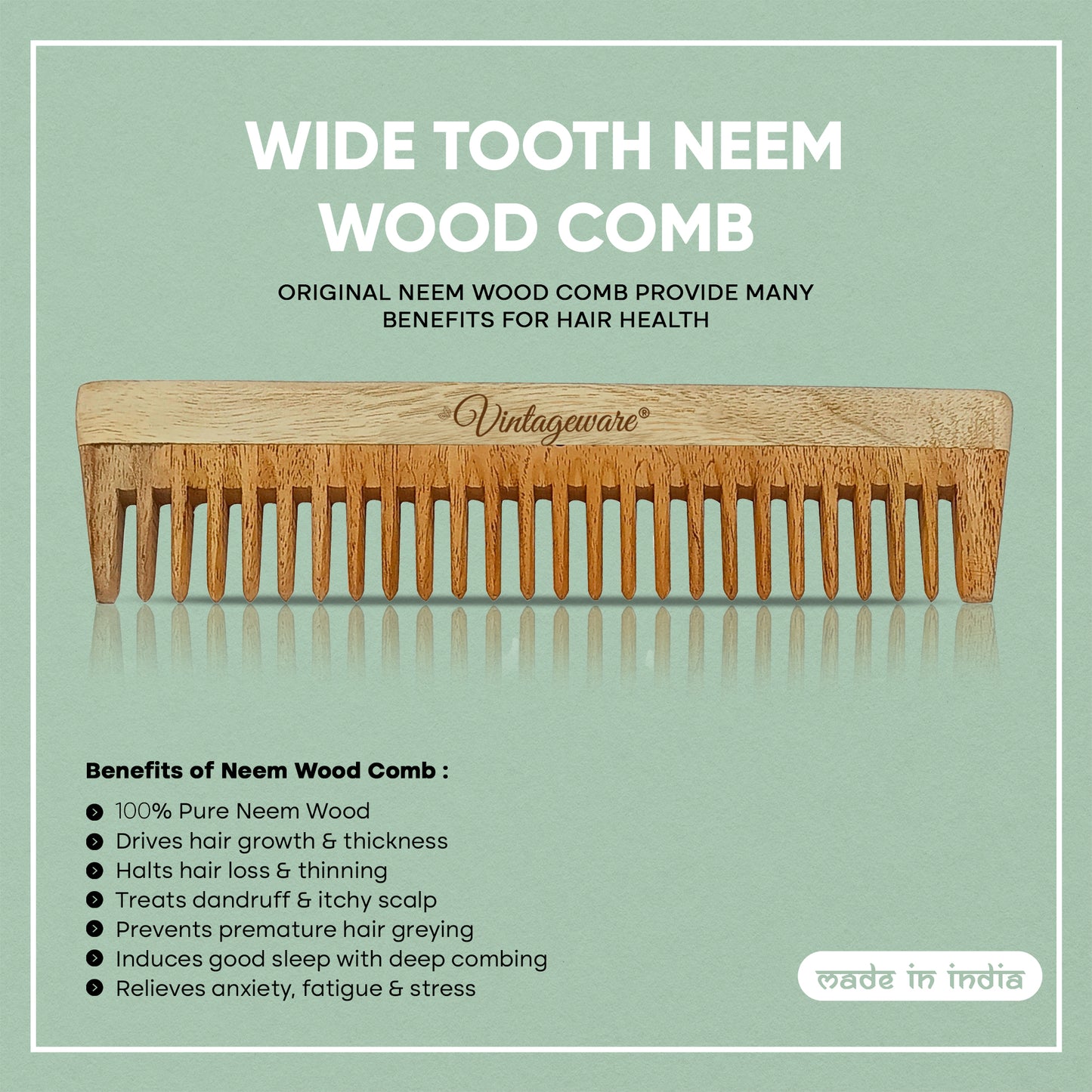 original neem wood comb