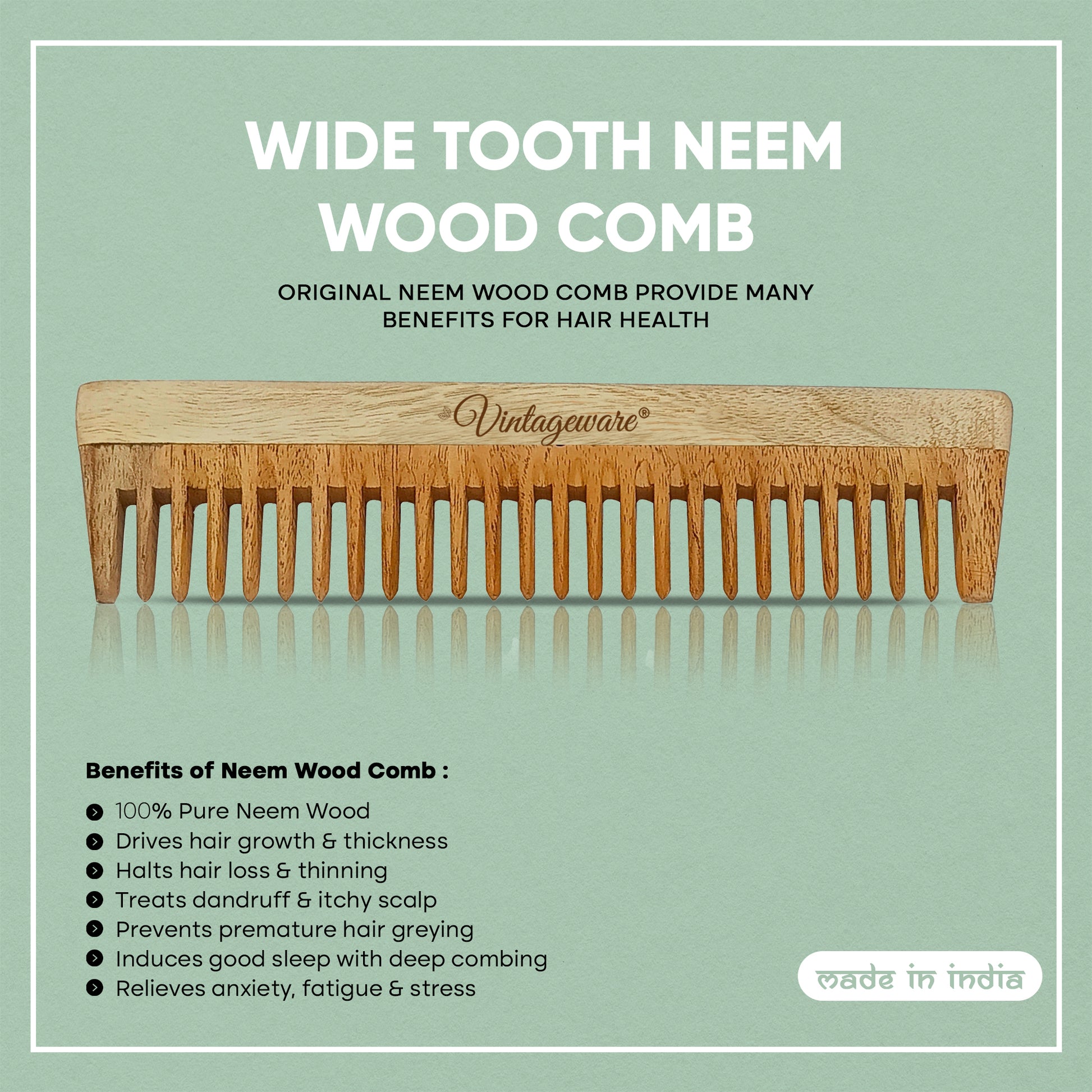 original neem wood comb