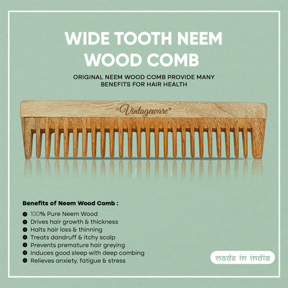 original neem wood comb