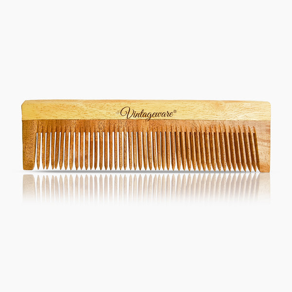 Lilly Pure Neem Wood Comb - Vintageware