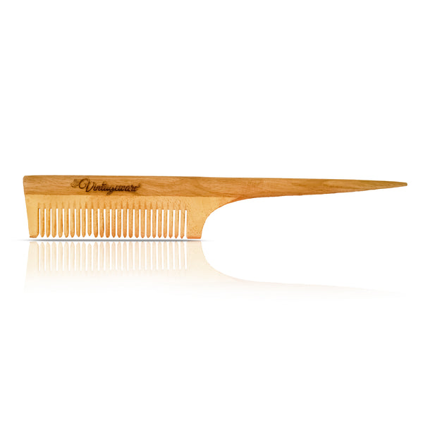 Neem Wood Tail Comb - Vintageware