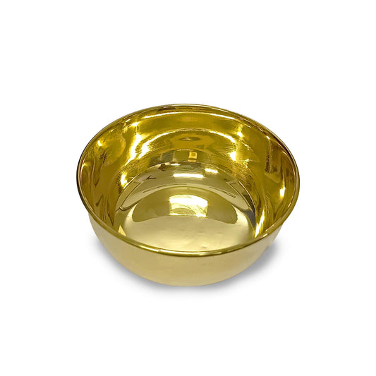 Pure Brass Plain Design Bowl (Katori, Set of 3) - Vintageware