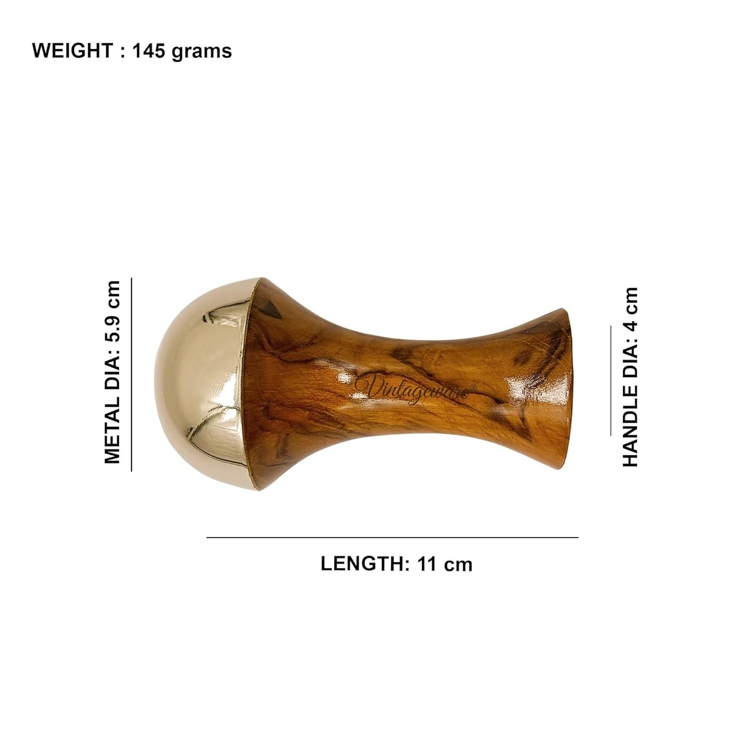 Vintageware® Kansa Wand – crafted from Kansa alloy for deep relaxation and rejuvenation